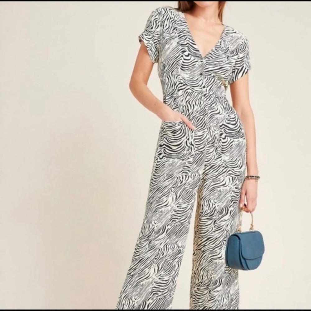 Capulet Riley Jumpsuit Zebra Sz M